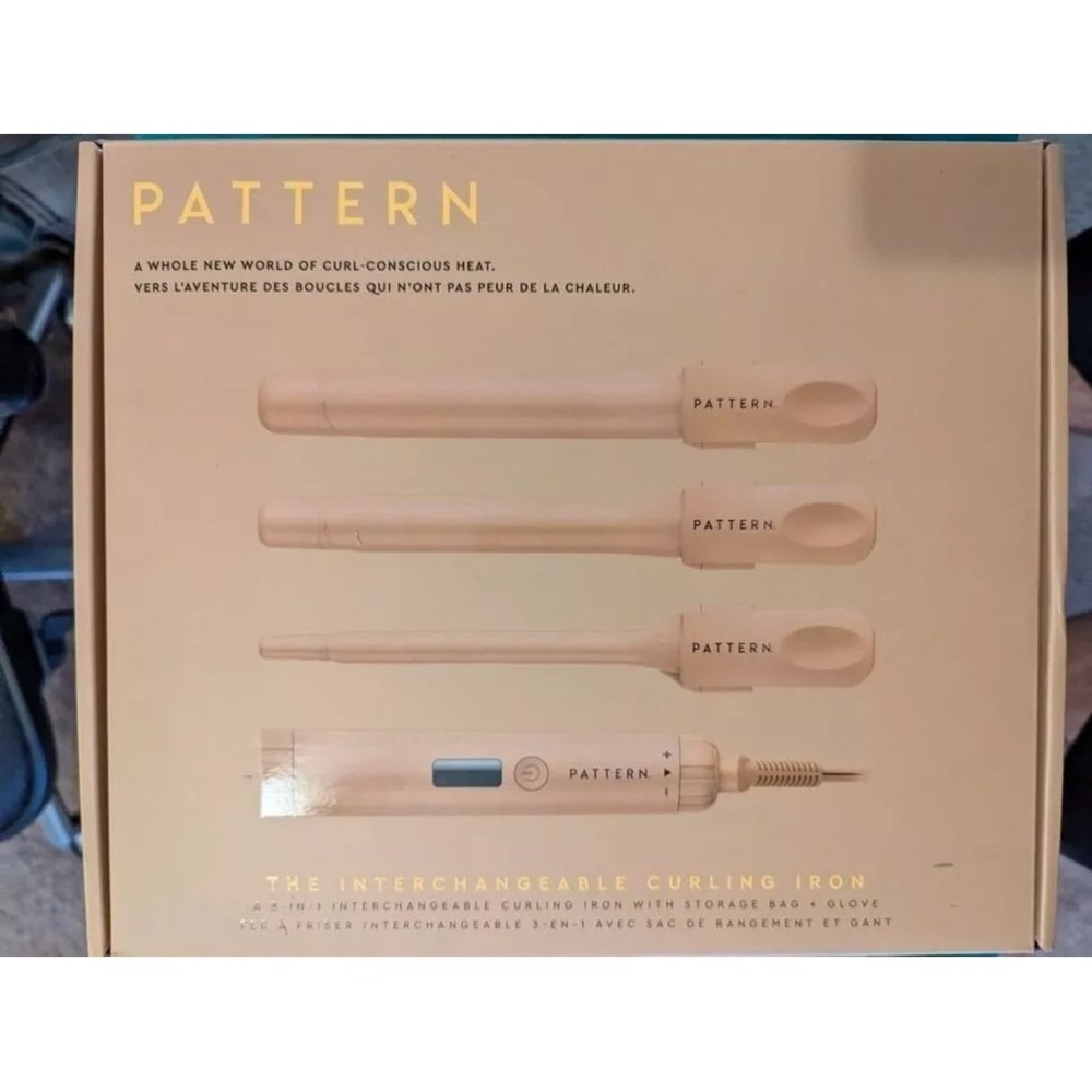 Pattern 3-1 interchangeable curling iron